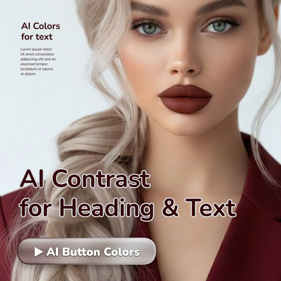 Auto text-colour contrast keeping text readable on any background