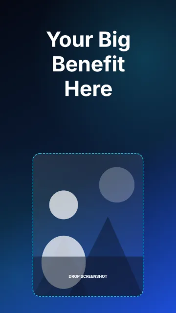 Android Phone - Big Benefit template layout preview
