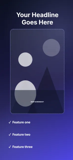 iPhone 6.9in - Feature Callouts template layout preview