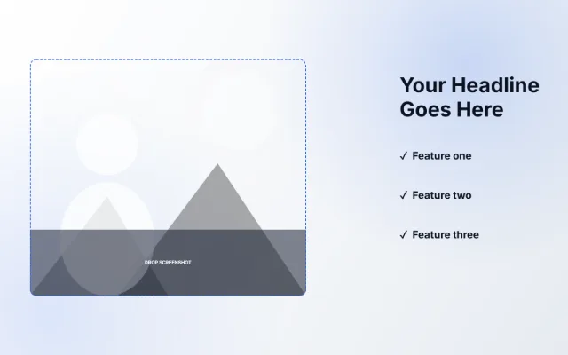 Mac - Feature Callouts template layout preview