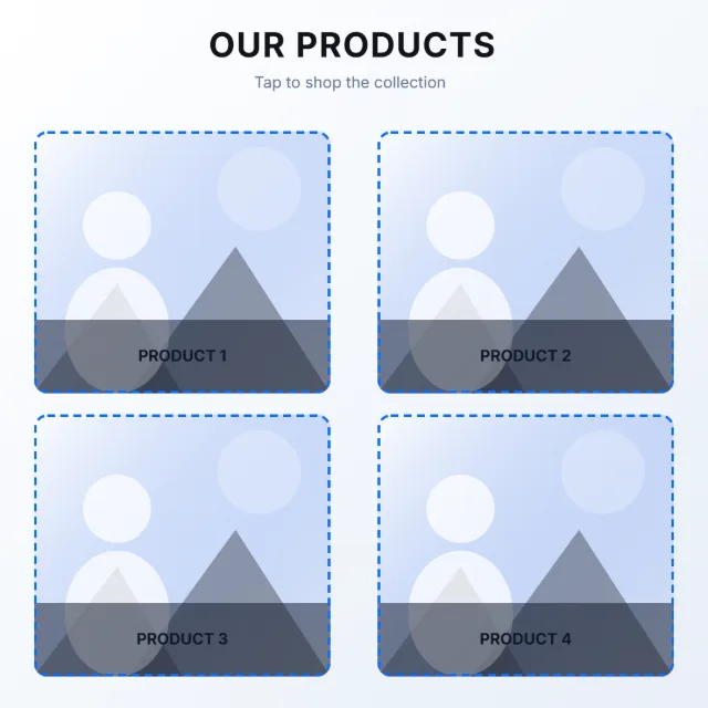 Product Showcase (4) template layout preview