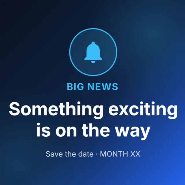 Announcement template preview