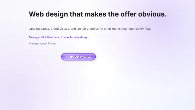 Agency Service Hero template preview