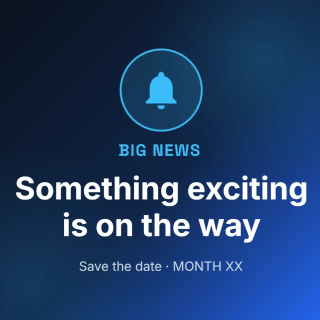 Announcement template preview