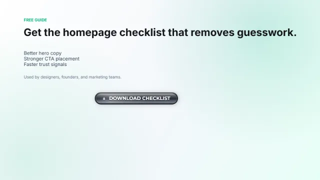 Lead Magnet Opt-In template preview