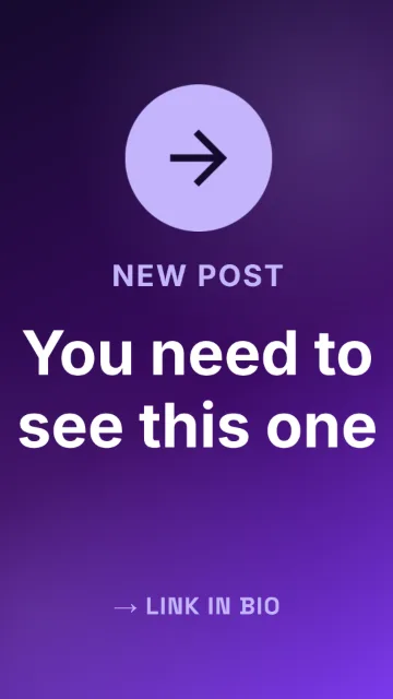 New Post · Link in Bio template preview