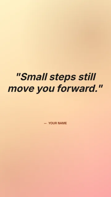 Vertical Story Quote template preview