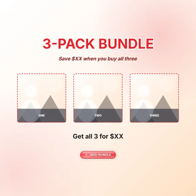 Bundle Deal Banner template layout preview