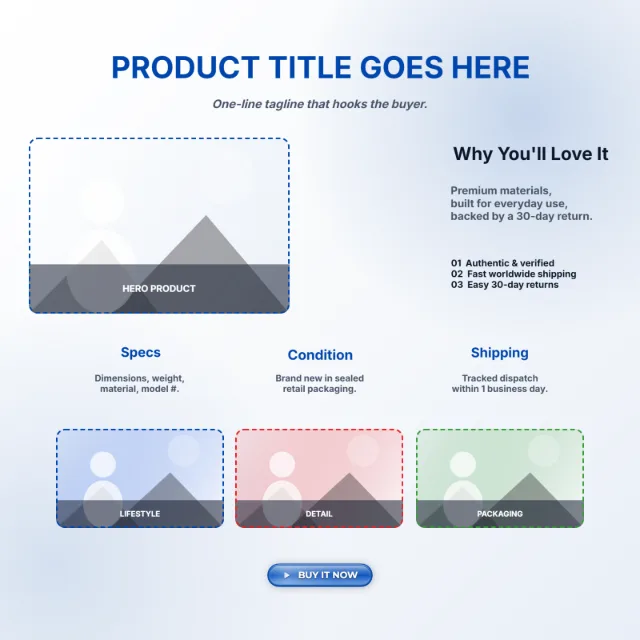 Listing Description (EBC layout) template layout preview