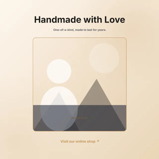 Product Listing Hero template layout preview