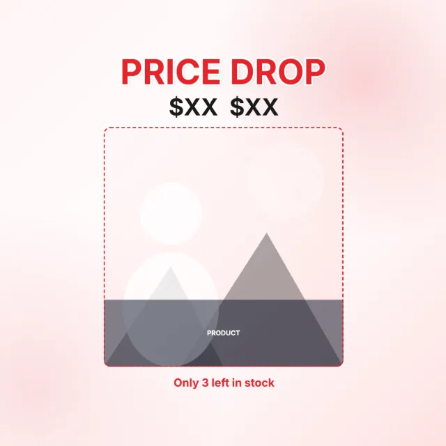 Quick Sale Banner template layout preview