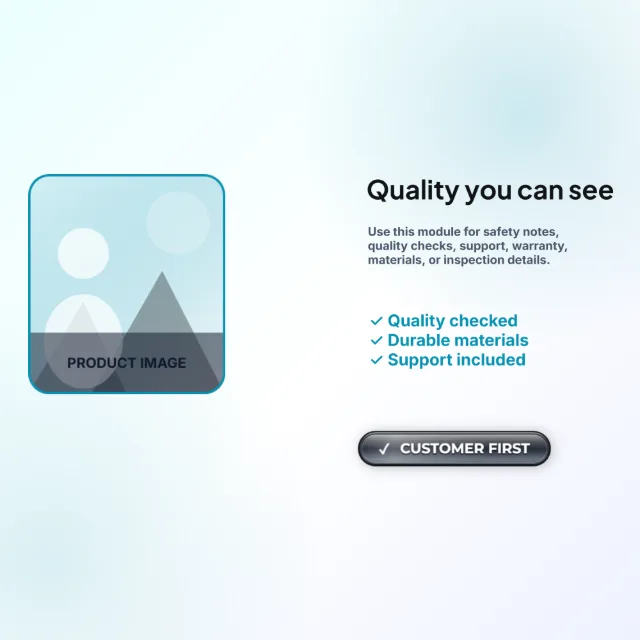 Safety Quality template layout preview
