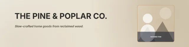 Shop Cover Banner template layout preview