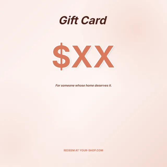 Shop Gift Card template layout preview