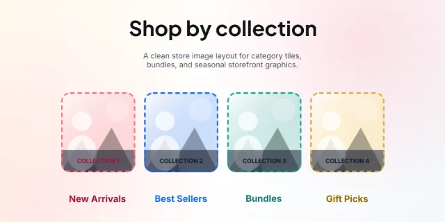 Store Collection Grid template layout preview