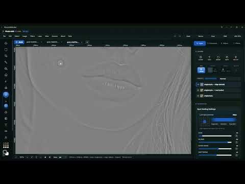 Frequency separation clip