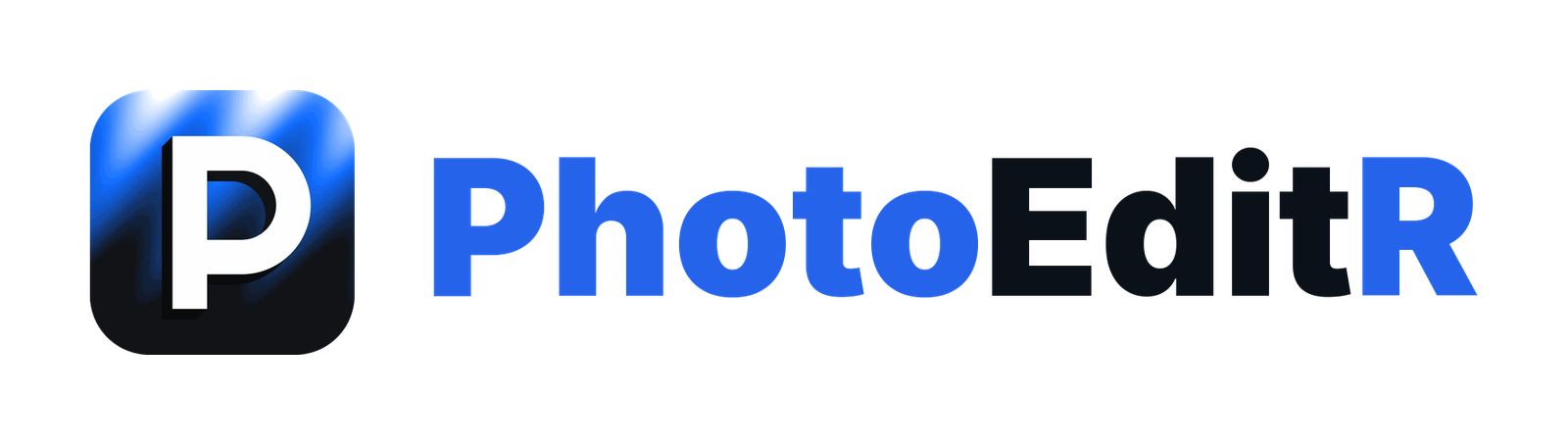PhotoEditRocket dark logo on transparent background