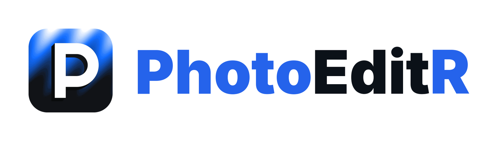 PhotoEditRocket logo for light backgrounds